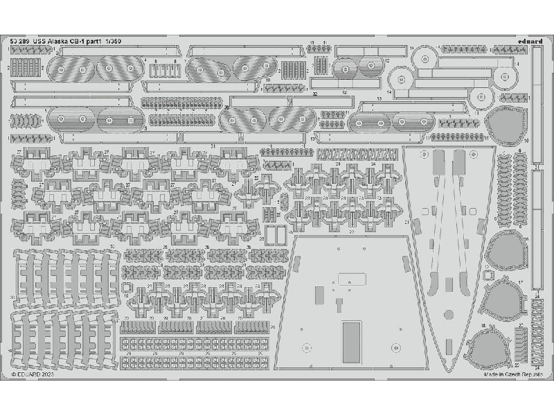 USS Alaska CB-1 part 1 1/350 - HOBBY BOSS - image 1