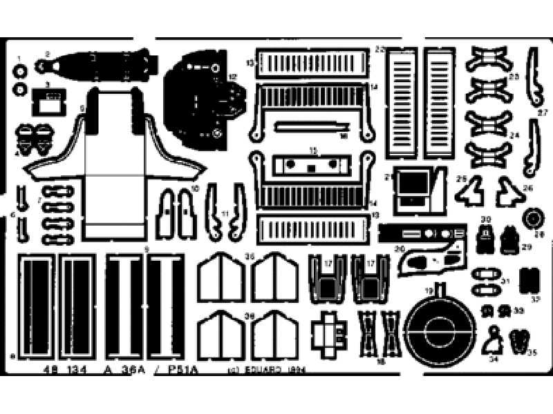 A-36/ P-51A 1/48 - Accurate Miniatures - image 1