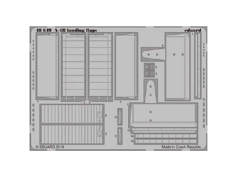 A-4B landing flaps 1/48 - Hasegawa - image 1 A-4B landing flaps 1/48 - Hasegawa - image 1