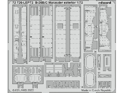 B-26B/ C Marauder exterior 1/72 - HOBBY 2000 - image 2