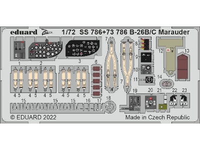 B-26B/ C Marauder interior 1/72 - HOBBY 2000 - image 1