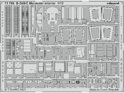 B-26B/ C Marauder interior 1/72 - HOBBY 2000 - image 2