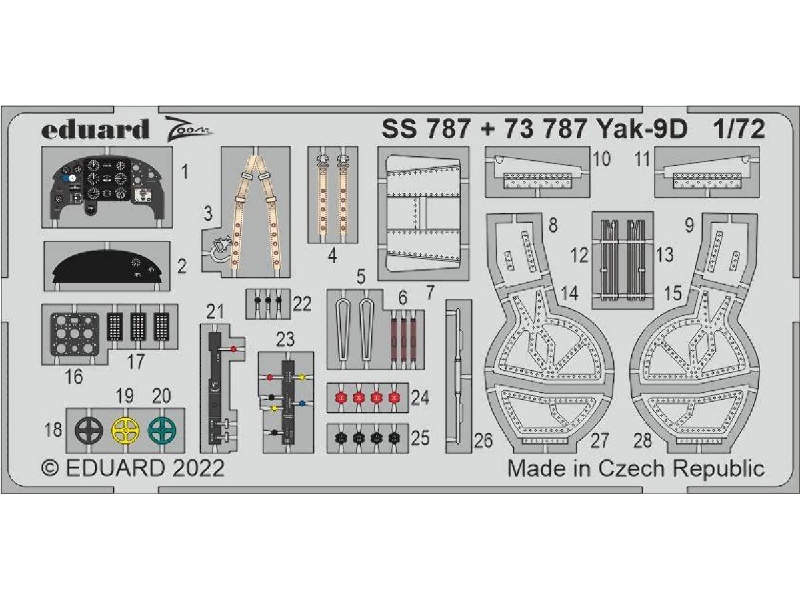 Yak-9D 1/72 - ZVEZDA - image 1