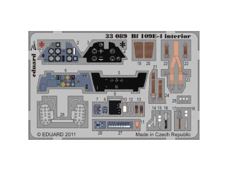 Bf 109E-4 interior S. A. 1/32 - Dragon - image 1