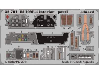 Bf 109E-4 interior S. A. 1/32 - Dragon - image 1