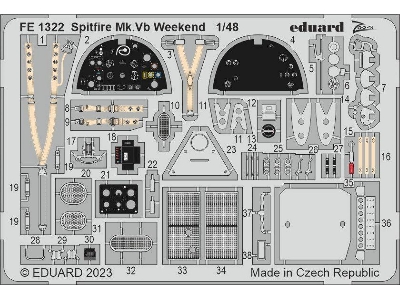 Spitfire Mk. Vb Weekend 1/48 - EDUARD - image 1