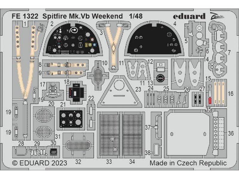 Spitfire Mk. Vb Weekend 1/48 - EDUARD - image 1