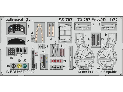Yak-9D 1/72 - ZVEZDA - image 1