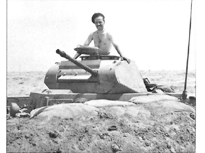 Dug In German Pz.Kpfw Ii Tank Improvised Strong Point ( North Africa) - image 1