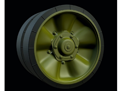Early Cast Wheels For T-34 Tanks - image 1