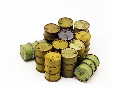 Wwi Allied Fuel Drums (12pcs) - image 2