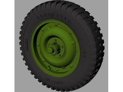 Willys Mb "jeep" Road Wheels (Goodyear) - image 1