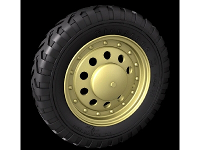 Scout Car "dingo" Road Wheels (Firestone) - image 4