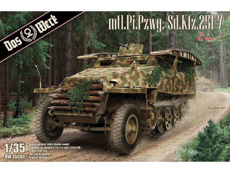 Mtl.Pi.Pzwg. Sd.Kfz.251/7 (2 In 1) - image 1