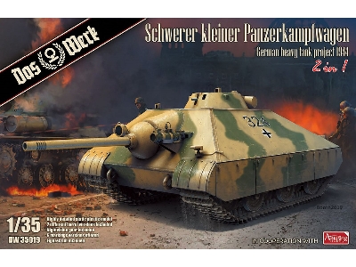 Schwerer kleiner Panzerkampfwagen German Heavy Tank Project 1944 (2 in 1) - image 1