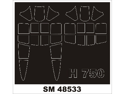 H-75 Hawk Clear Prop Models - image 1