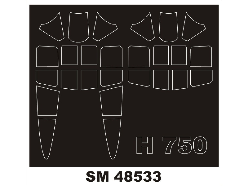 H-75 Hawk Clear Prop Models - image 1
