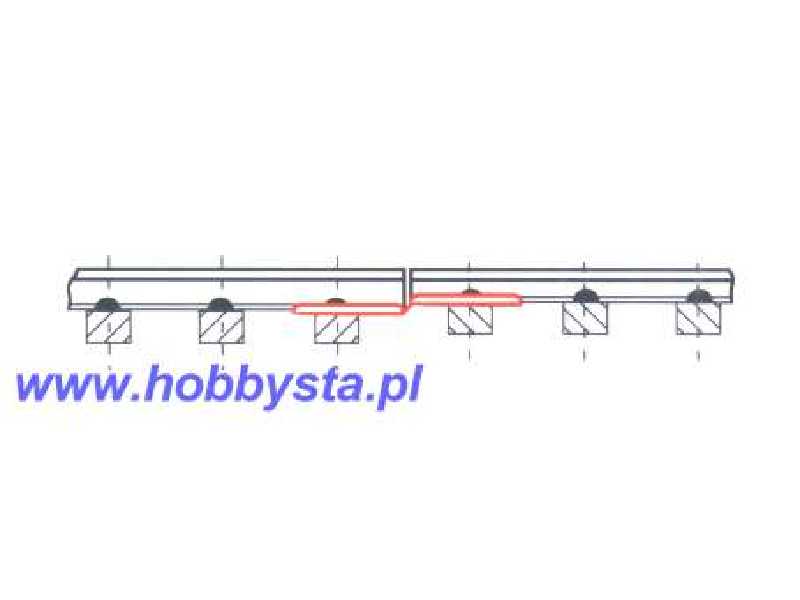 A-Gleis - Laczniki szynowe wyrownujace roznice poziomow- 6 sztuk - image 1