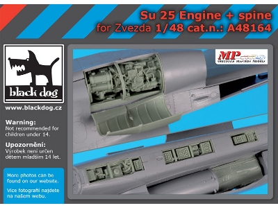 Su 25 Engine + Spine For Zvezda - image 1