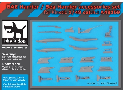 Bae Harrier / Sea Harrier Accessories Set For Kinetic - image 1
