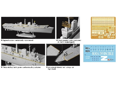 H.M.S. Invincible Light Aircraft Carrier - image 2