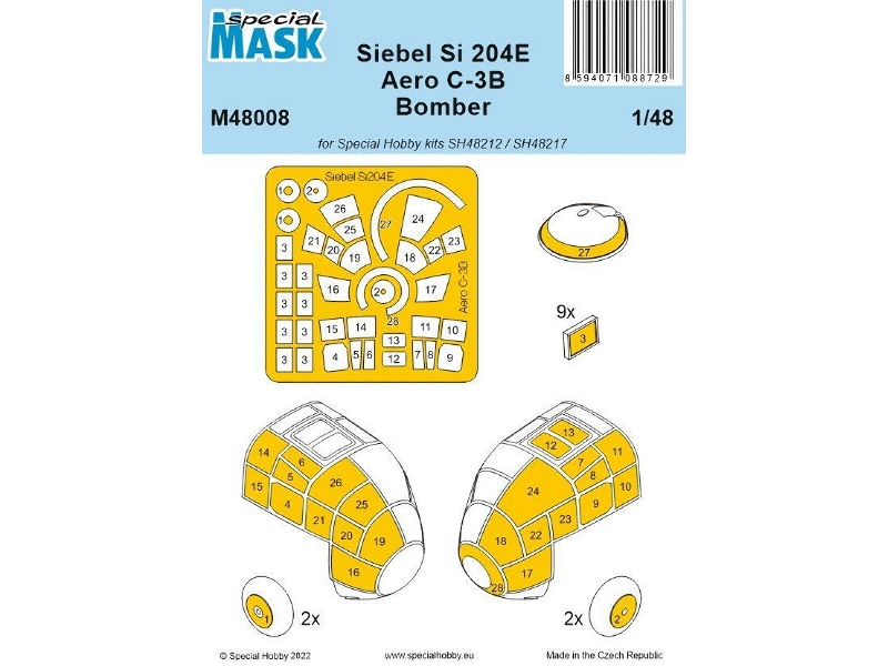 Siebel Si 204e Aero C-3b Bomber (For Special Hobby Kits Sh48212 / Sh48217) - image 1