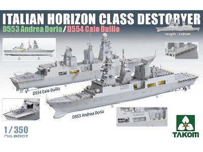 D553 Andrea Doria / D554 Caio Duilio Italian Horizon Class Destroyer - image 2