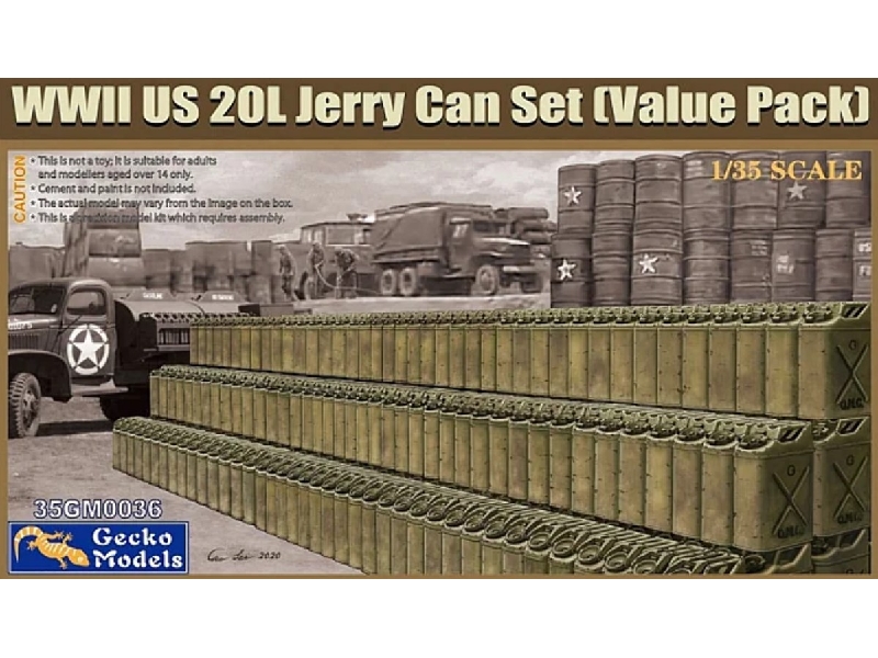 Wwii Us 20l Jerry Can Set Value Pack - image 1