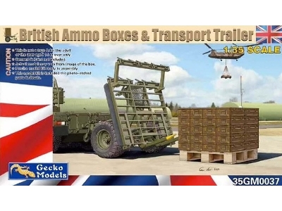 British Ammo Boxes & Transport Trailer - image 1