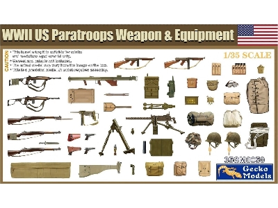 Wwii Us Paratroops Weapon & Equipment - image 1
