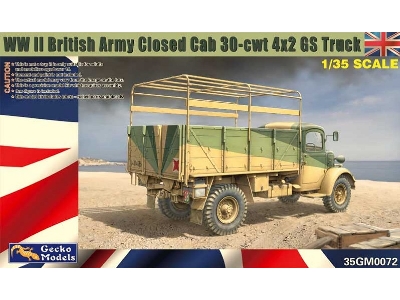 Wwii British Army Closed Cab 30-cwt 4x2 Gs Truck - image 1
