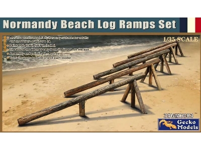 Normandy Beach Log Ramps Set - image 1