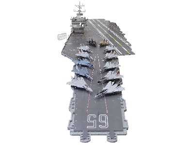 Cvn-65 Deck, Section #f Deck + F-14a Vf-14 "tophatters" - image 10