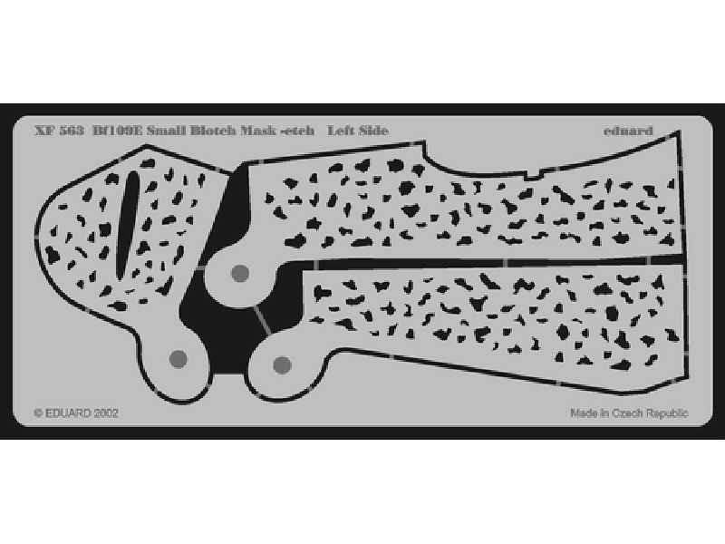  Bf 109E Small Blotch mask-etch 1/48 - masks - image 1