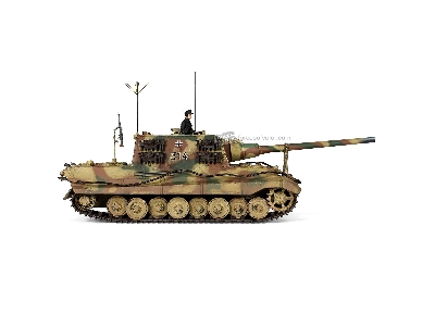 German Sd.Kfz.186 Panzerjager Tiger Ausf. B Heavy Tank Jagdtiger, Porsche Suspension - image 4