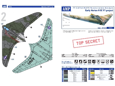 Early Horten H Ix V1 Project W/ Bmw 003j - image 3