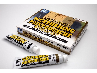 Wts01 Weathering Paint Gouache 6 Color Set - image 1