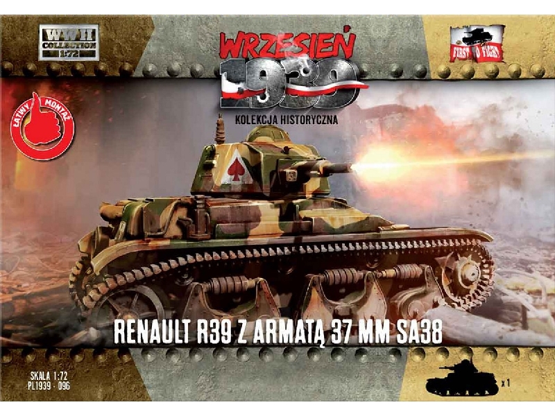 Renault R39 with a 37mm SA38 gun - image 1