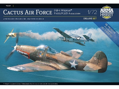 Cactus Air Force Deluxe Set – F4F-4 Wildcat and P-400/P-39D Airacobra over Guadalcanal - image 2