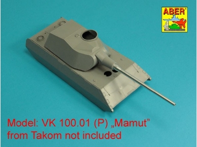 Barrel 128mm PaK 44 L/55 for Vk 100.01(P) MAMMUT - image 3