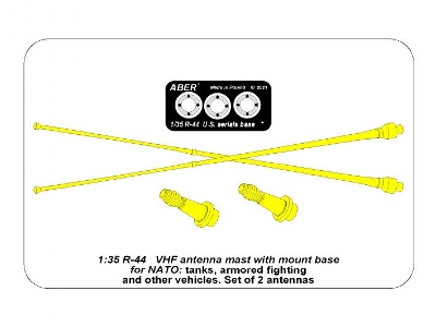 Set of 2 NATO antennas with mount bases - image 15