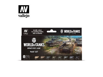 World Of Tanks Miniatures Game Paint Set - image 1