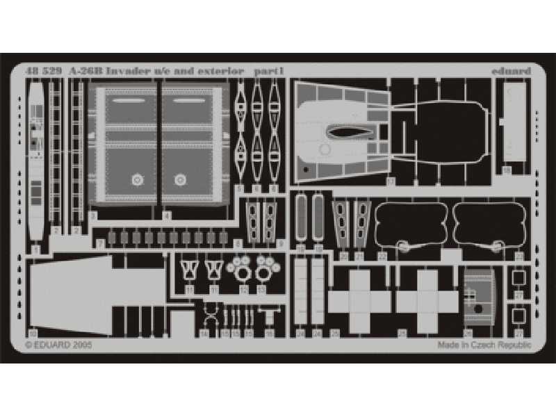 A-26B undercarriage and exterior 1/48 - Revell - image 1