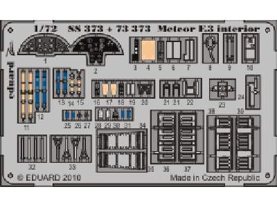 Meteor F.3 interior S. A. 1/72 - Hobby Boss - image 1