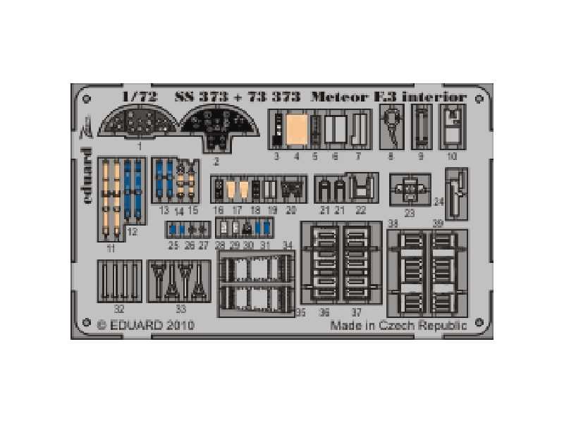 Meteor F.3 interior S. A. 1/72 - Hobby Boss - image 1 Meteor F.3 interior S. A. 1/72 - Hobby Boss - image 1