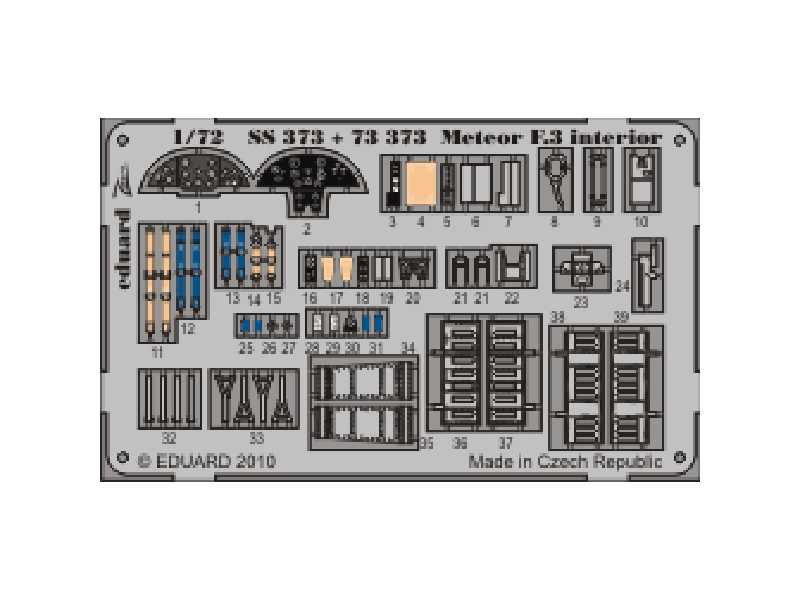 Meteor F.3 interior S. A. 1/72 - Hobby Boss - image 1