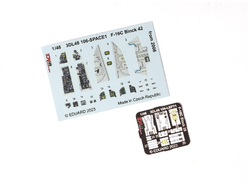 F-16C Block 42 from 2006 SPACE 1/48 - KINETIC MODEL - image 1