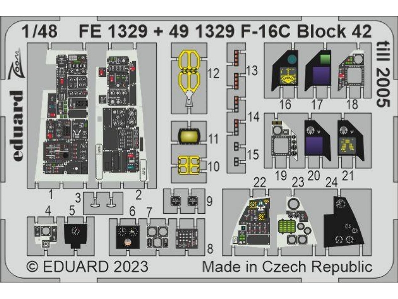 F-16C Block 42 till 2005 1/48 - KINETIC MODEL - image 1
