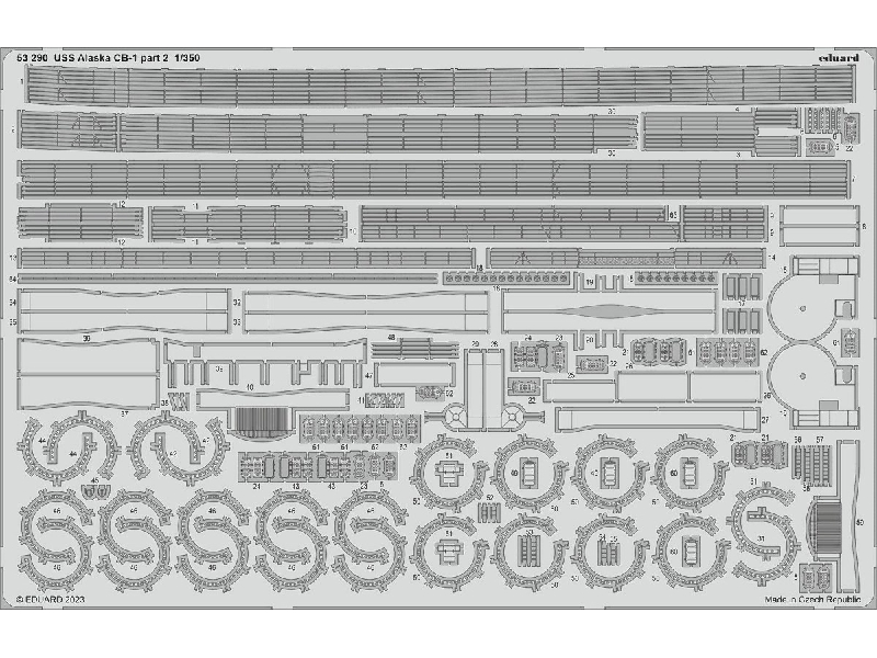 USS Alaska CB-1 part 2 1/350 - HOBBY BOSS - image 1