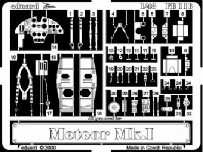 Meteor F. Mk.1 1/48 - Tamiya - - image 1